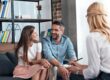 Therapist talks to a couple about a few couples therapy techniques