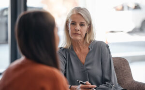A woman in prescription drug rehab in Texas